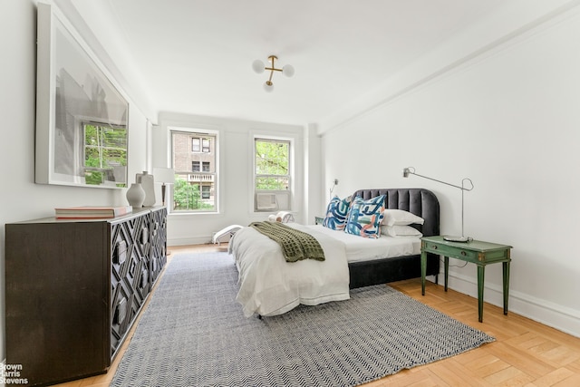 607 W End Ave Unit 4A, New York City, NY 10024 - bedroom featuring baseboards