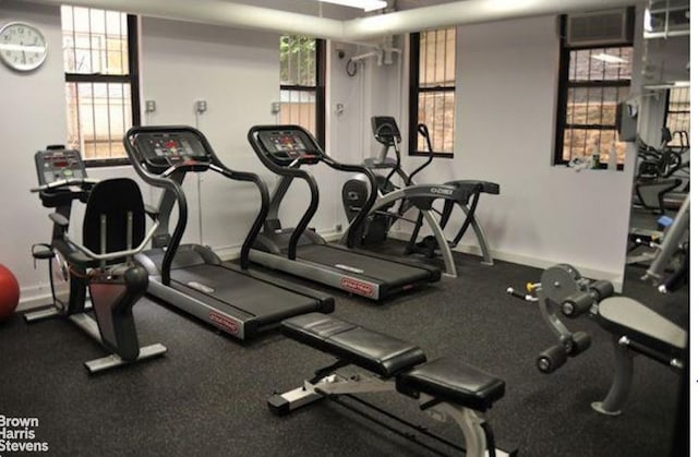 235 W End Ave Unit 3C, New York City, NY 10023 - exercise room with baseboards