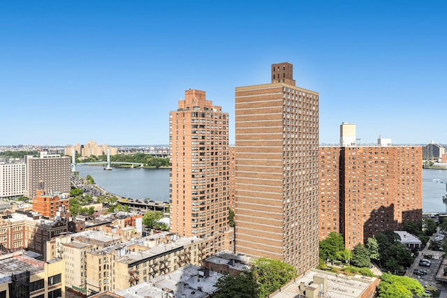 view of city featuring a nearby body of water