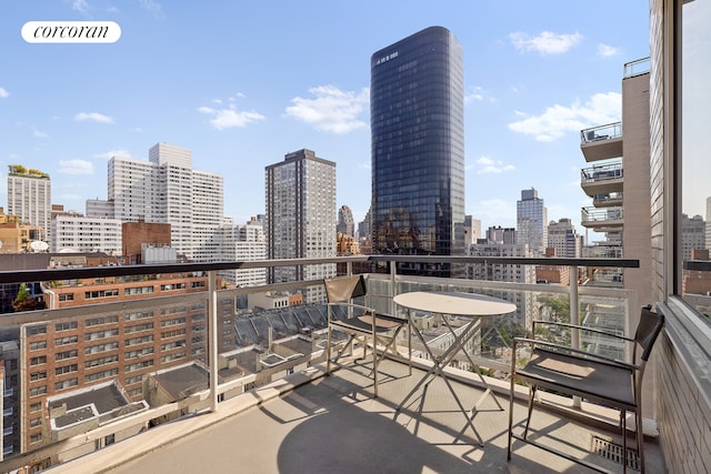 200 E 66th St Unit B1702, New York City, NY 10065 - balcony featuring a skyline view