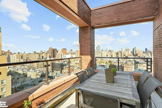 101 W 79th St Unit 14E, New York City, NY 10024 - balcony with a view of skyline