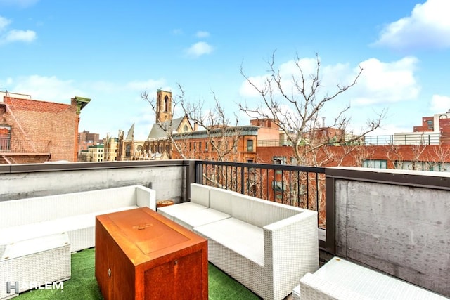 2022 Madison Ave, New York City, NY 10035 - balcony with outdoor lounge area