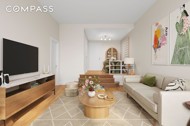 510 E 84th St Unit 1B, New York City, NY 10028 - living area featuring wood finished floors