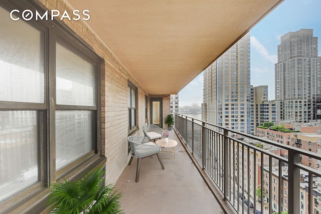 205 W End Ave Unit 15H, New York City, NY 10023 - balcony with a city view