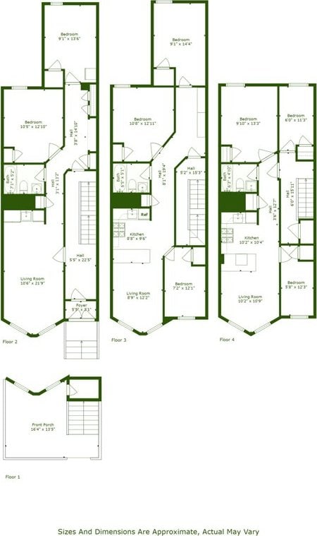 477 Halsey St Unit 4, New York City, NY 11233 - floor plan / room layout