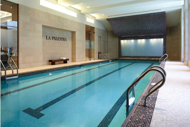 view of indoor pool
