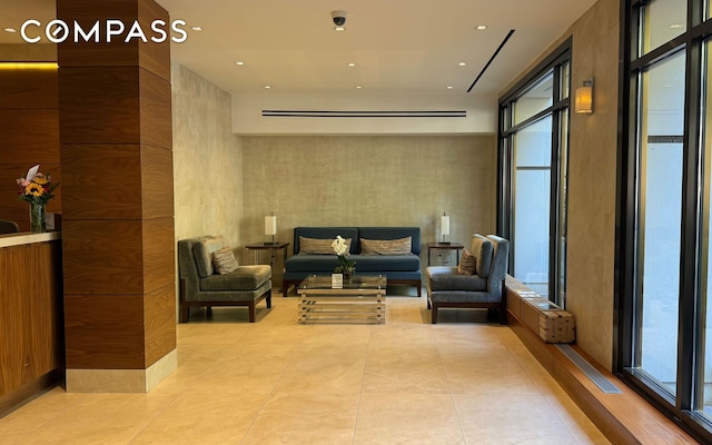 420 E 64th St Unit W4D, New York City, NY 10065 - community lobby featuring a security system and recessed lighting
