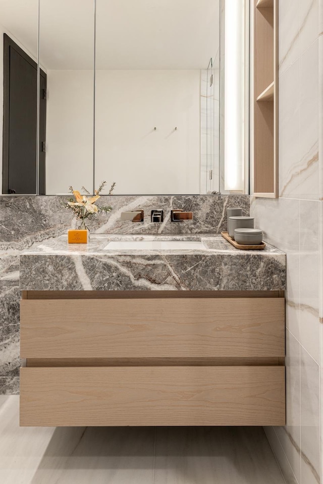 125 Greenwich St Unit 39C, New York City, NY 10006 - bathroom with vanity