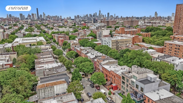 drone / aerial view of a skyline view
