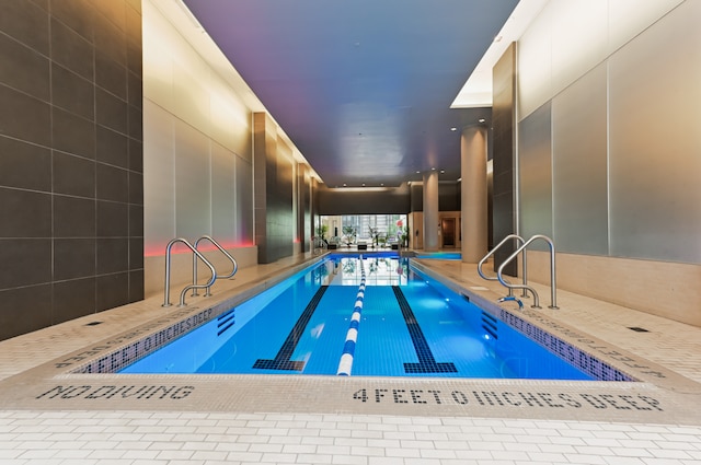 view of indoor pool