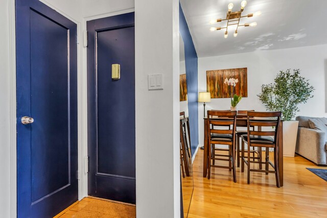 88-01 35th Ave Unit 5F, New York City, NY 11372 - foyer entrance with wood finished floors