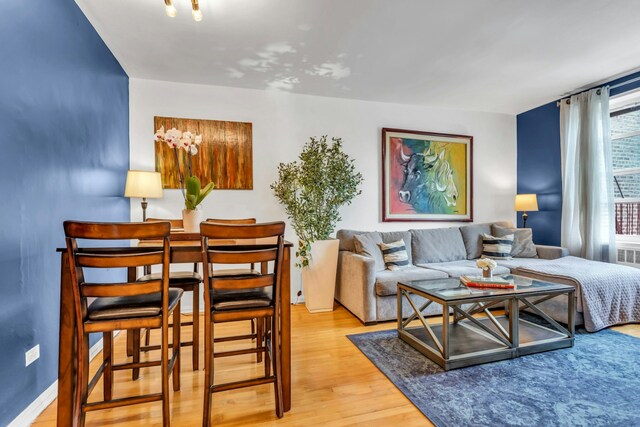 88-01 35th Ave Unit 5F, New York City, NY 11372 - living area with wood finished floors