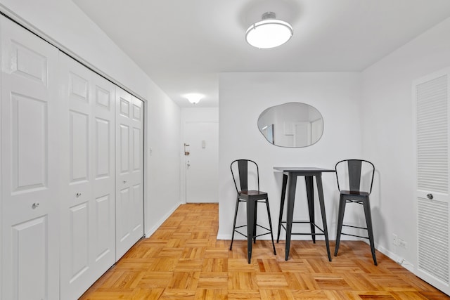 dining room with baseboards