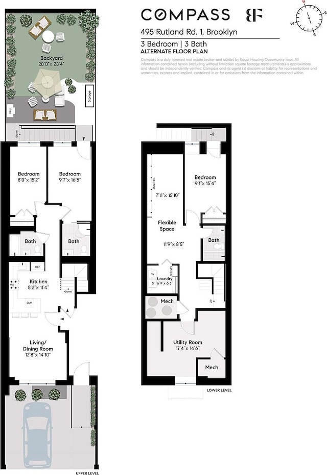 495 Rutland Rd Unit 1, New York City, NY 11203 - room layout