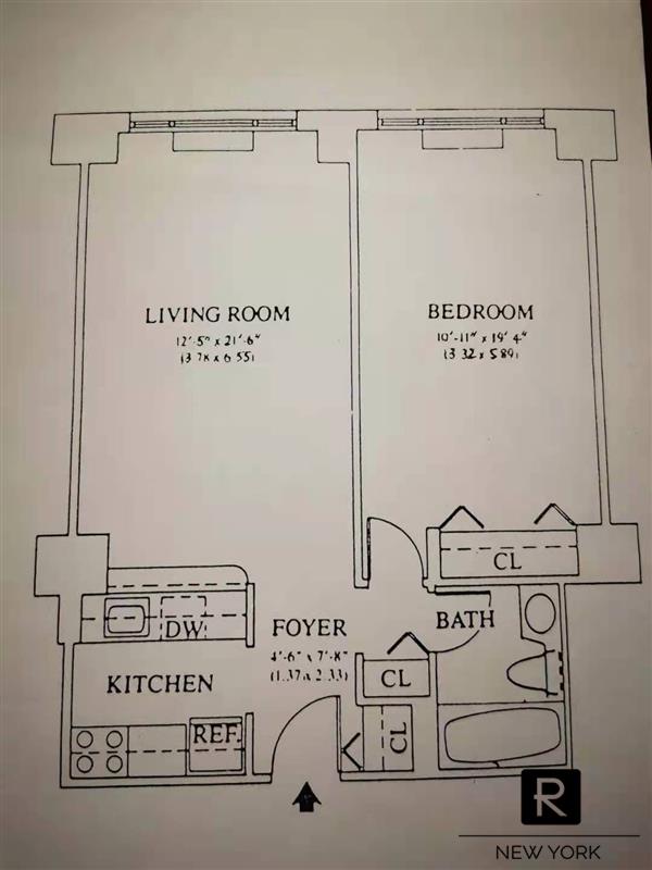 1 Irving Pl Unit P-8N, New York City, NY 10003 - floor plan / room layout