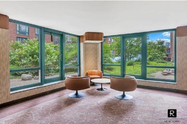 1 Irving Pl Unit P-8N, New York City, NY 10003 - living area with floor to ceiling windows