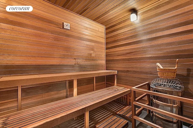550 W 29th St Unit 9Afl, New York City, NY 10001 - sauna featuring wood walls