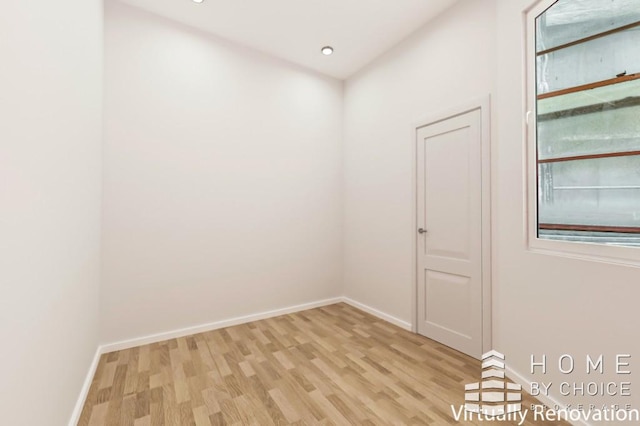 415 E 80th St Unit 3E, New York City, NY 10075 - unfurnished room with light wood-type flooring and baseboards