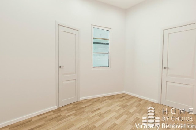 415 E 80th St Unit 3E, New York City, NY 10075 - unfurnished room featuring light wood finished floors and baseboards