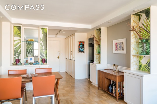 230 E 15th St Unit 8N, New York City, NY 10003 - dining space with track lighting