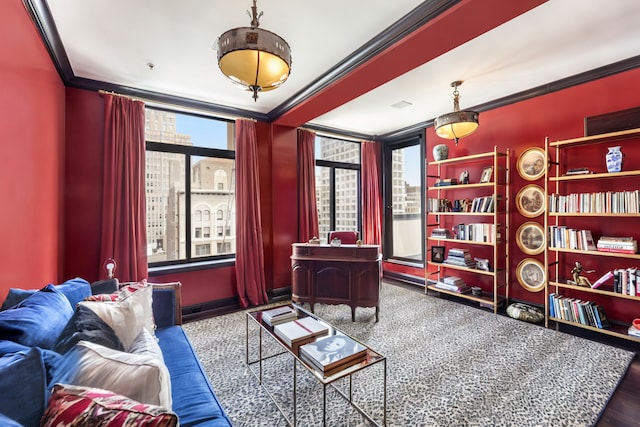 45 E 30th St Phb, Phb, New York City, NY 10016 - sitting room featuring ornamental molding