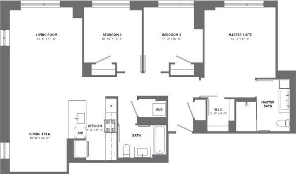 23 W 116th St Unit 11A, New York City, NY 10026 - home floor plan