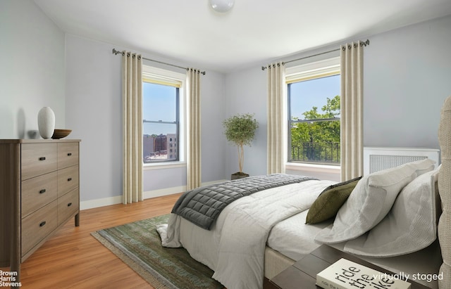 1825 Riverside Dr Unit 6B, New York City, NY 10034 - bedroom featuring wood finished floors and baseboards