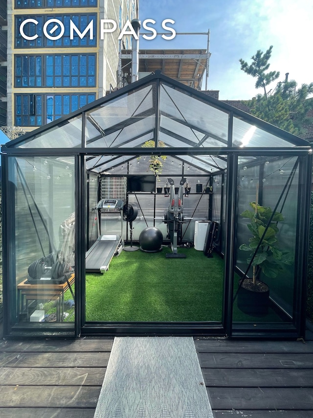 255 W 95th St Unit 6D, New York City, NY 10025 - deck featuring an exterior structure