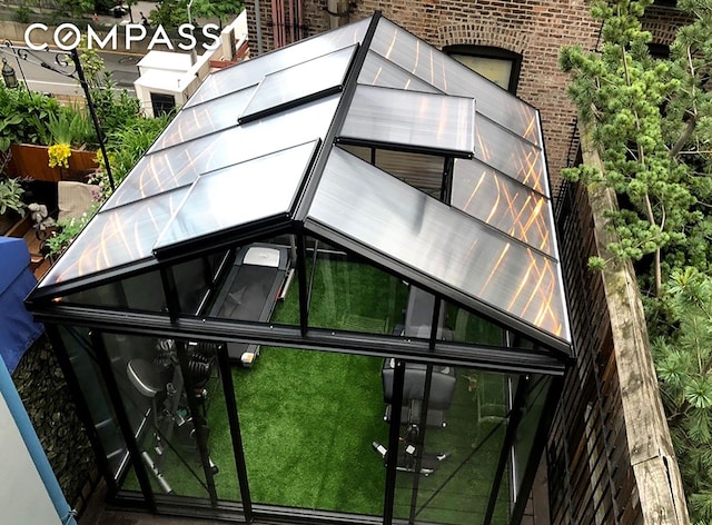 255 W 95th St Unit 6D, New York City, NY 10025 - exterior view of brick siding and an exterior structure