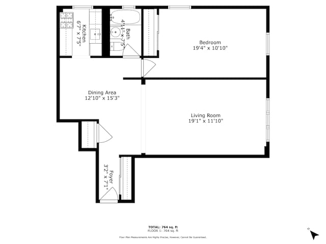 3240 Riverdale Ave Unit 6J, New York City, NY 10463 - floor plan / room layout
