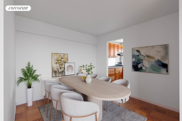 3240 Riverdale Ave Unit 6J, New York City, NY 10463 - dining room with baseboards