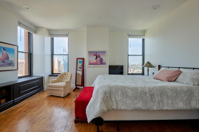 75 Livingston St Unit 28-A, New York City, NY 11201 - bedroom featuring hardwood / wood-style floors and recessed lighting