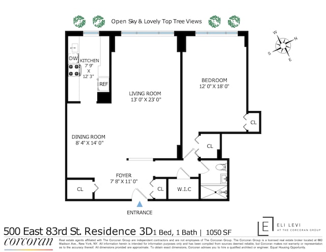 500 E 83rd St Unit 3D, New York City, NY 10028 - property floor plan