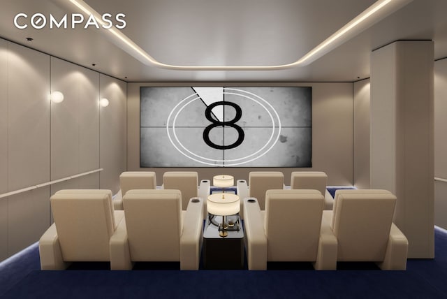 view of home theater room