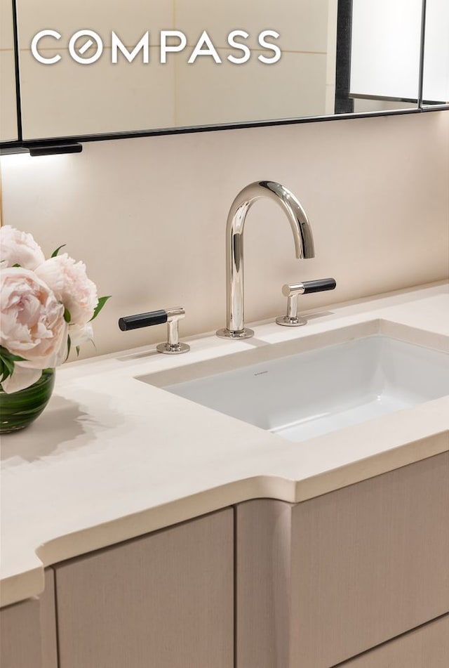 bathroom view of vanity