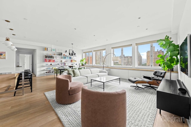 101 W 87th St Unit 1107, New York City, NY 10024 - living area with light wood-type flooring