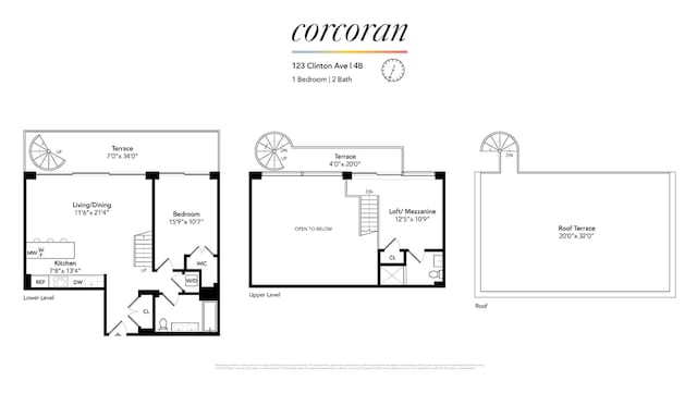 123 Clinton Ave Unit 4B, New York City, NY 11205 - property floor plan