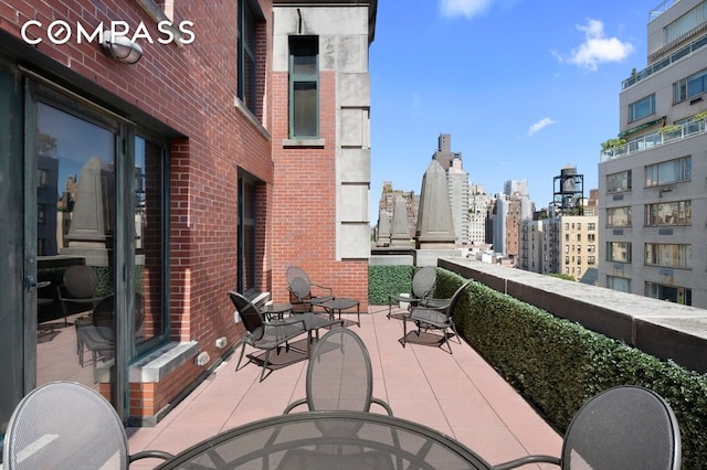 188 E 70th St Unit 10Cb, New York City, NY 10021 - balcony featuring a view of skyline