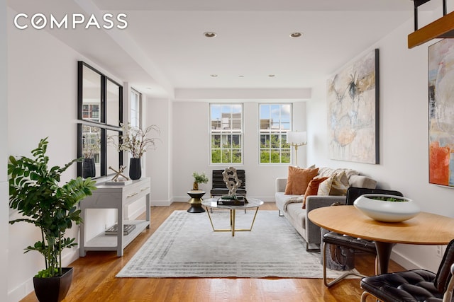 569 Carroll St Unit 9, New York City, NY 11215 - living room featuring wood finished floors