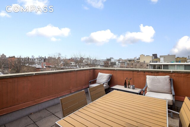 569 Carroll St Unit 9, New York City, NY 11215 - view of wooden terrace