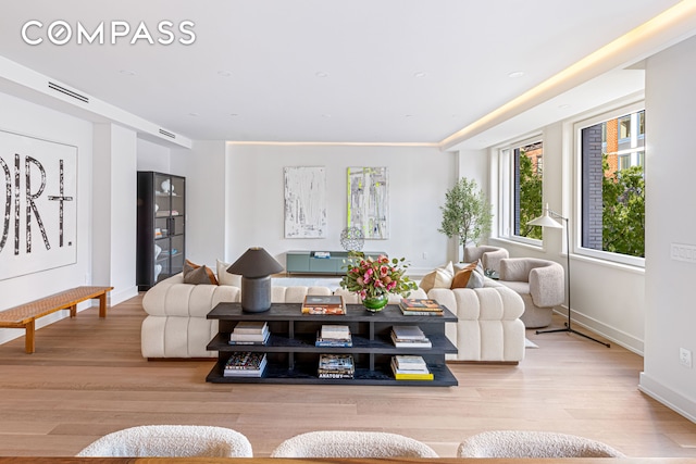 420 E 75th St Unit 3, New York City, NY 10021 - living area with light wood finished floors and baseboards