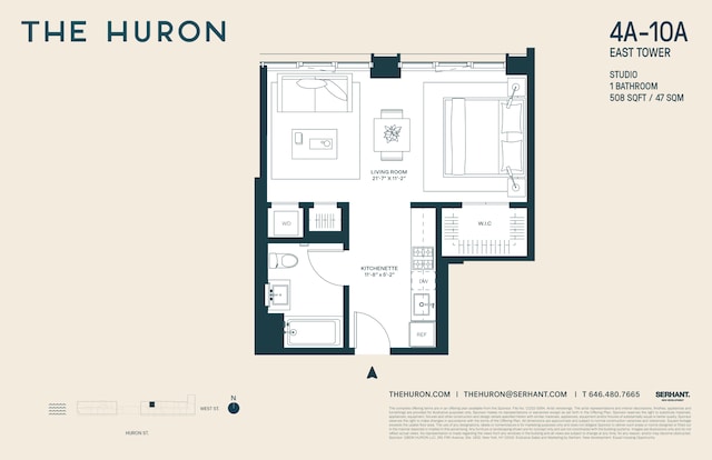 29 Huron St Unit 10Ae, New York City, NY 11222 - home floor plan