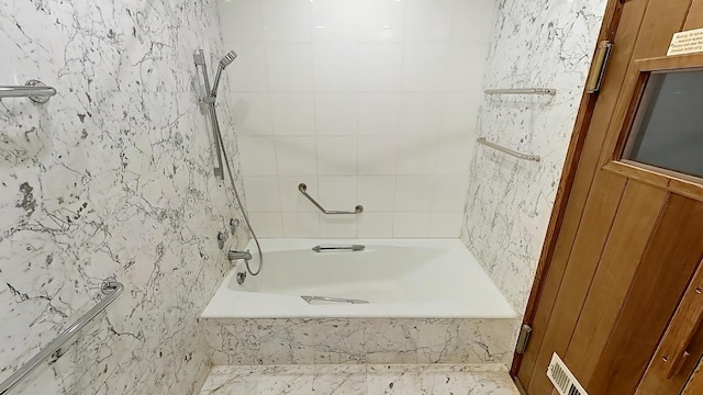 415 E 54th St Unit 19-G, New York City, NY 10022 - full bathroom featuring washtub / shower combination