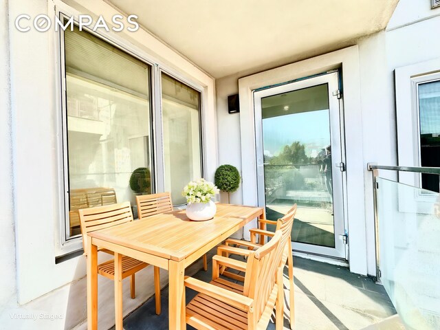 28-20 Astoria Blvd Unit 4, New York City, NY 11102 - balcony featuring outdoor dining space