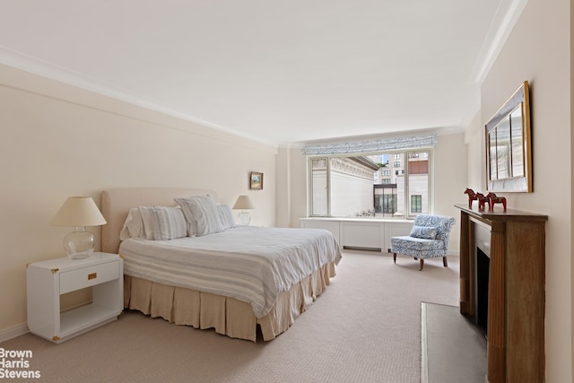 3 E 71st St Unit 7/8C, New York City, NY 10021 - bedroom with carpet and ornamental molding