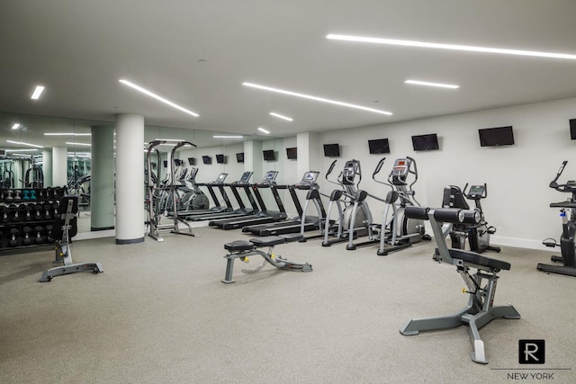 2100 Bedford Ave Unit 7-A, New York City, NY 11226 - view of workout area