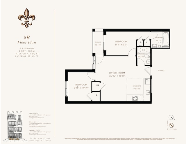 78 Harman St Unit 2-R, New York City, NY 11221 - floor plan / room layout