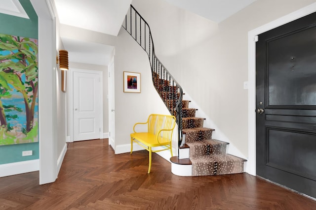 3 E 71st St Unit 10/11B, New York City, NY 10021 - entrance foyer featuring stairway and baseboards