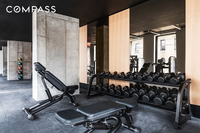 242 Broome St Unit 7D, New York City, NY 10002 - view of gym