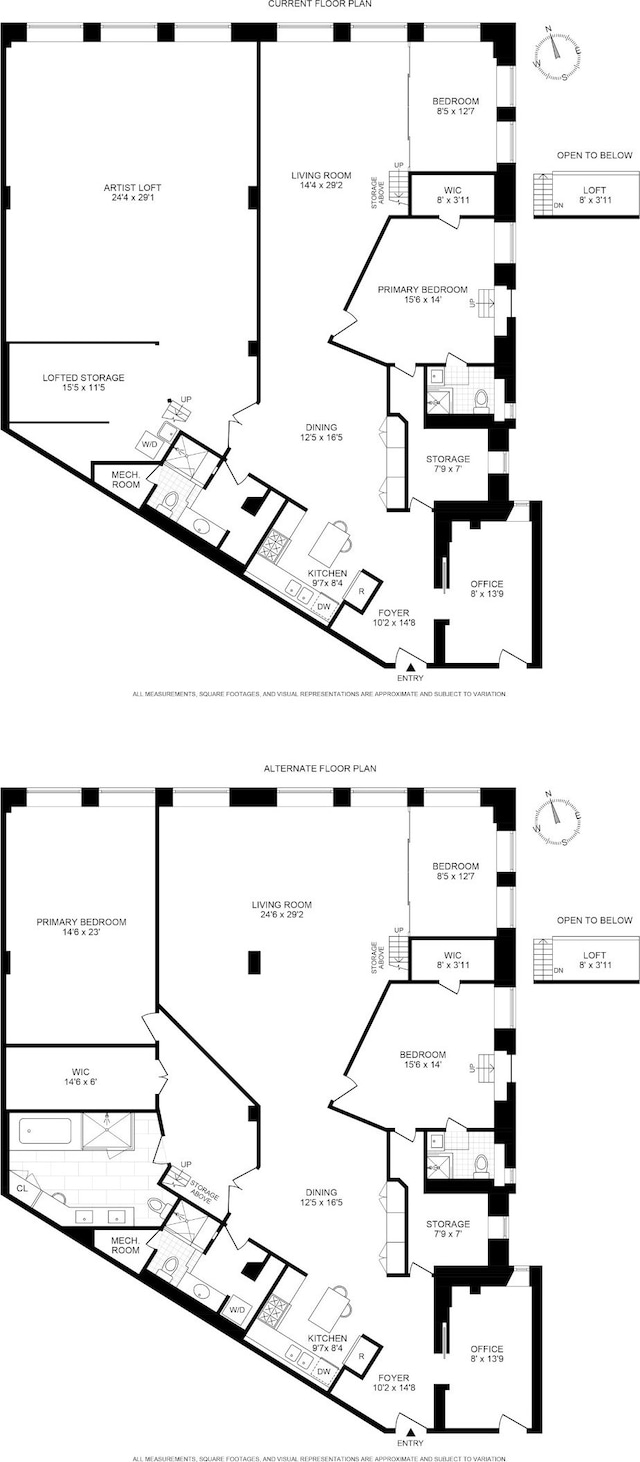 139 W 19th St Unit 4Ne, New York City, NY 10011 - view of floor plan / room layout